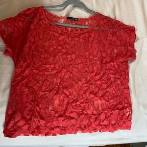 Pink Women’s Lace Top